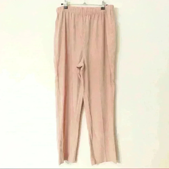 Vintage Baby Pink Stretch Pants - Picture 1 of 3